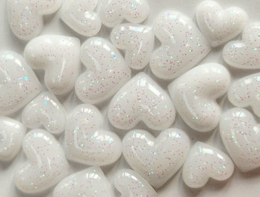 Resin Fine Glitter Mini Hearts Table Scatter
