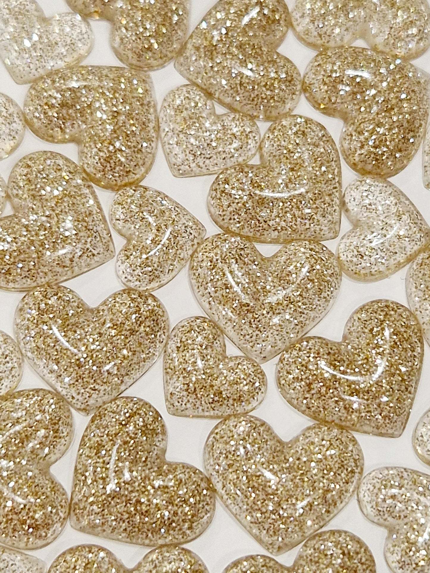 Resin Fine Glitter Mini Hearts Table Scatter