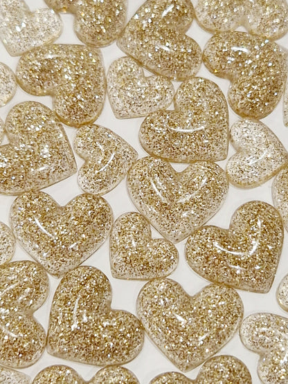 Resin Fine Glitter Mini Hearts Table Scatter