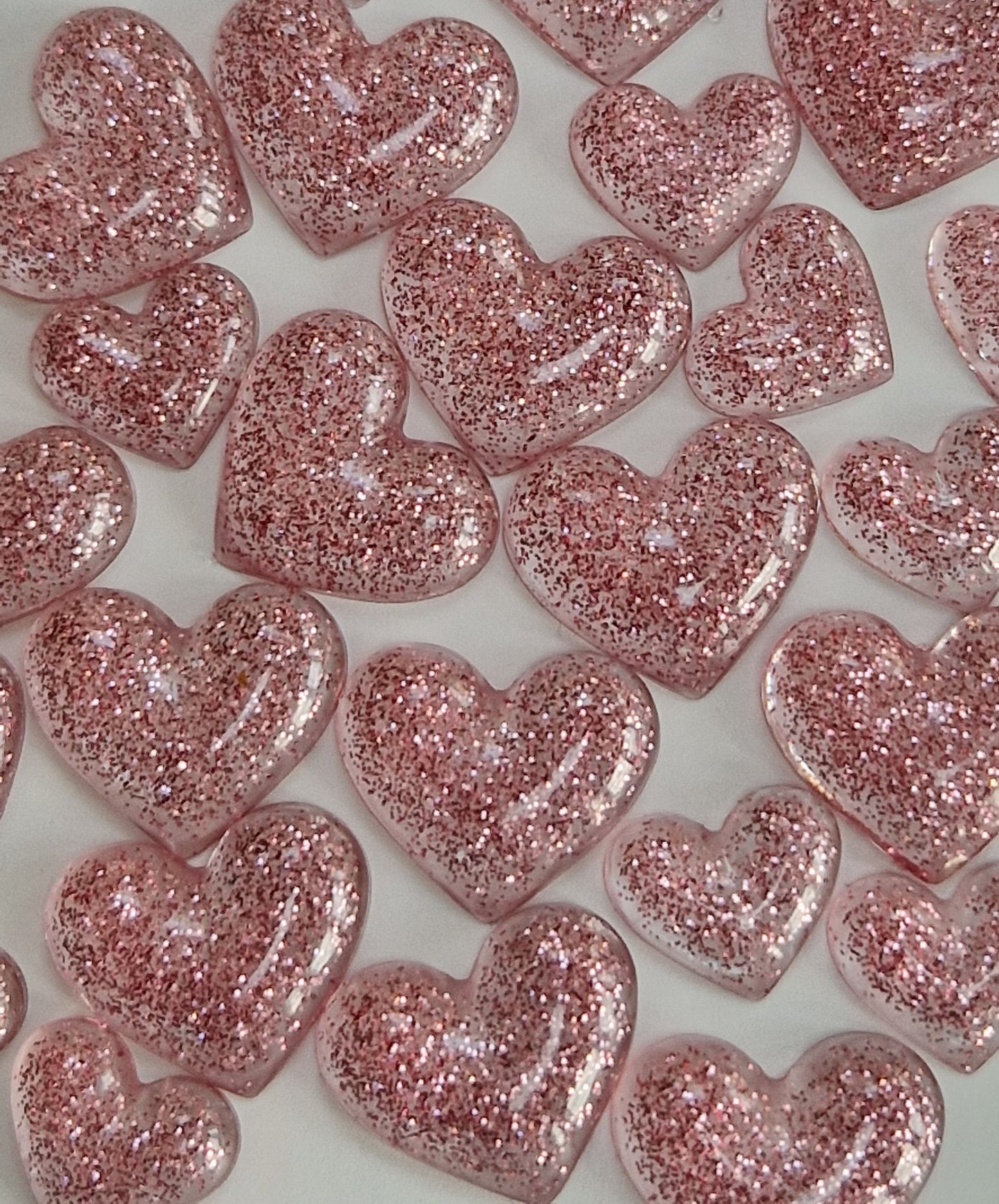 Resin Fine Glitter Mini Hearts Table Scatter