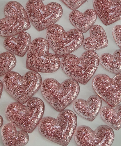 Resin Fine Glitter Mini Hearts Table Scatter